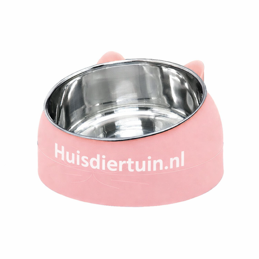 Gepersonaliseerde voerbak Honden & Katten  - eigen naam en roestvrijstaal