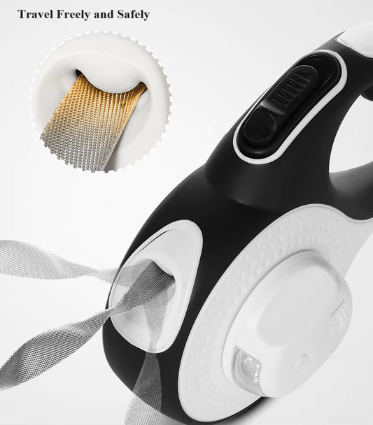 LED Halsband - Hondenriem & Zakjeshouder