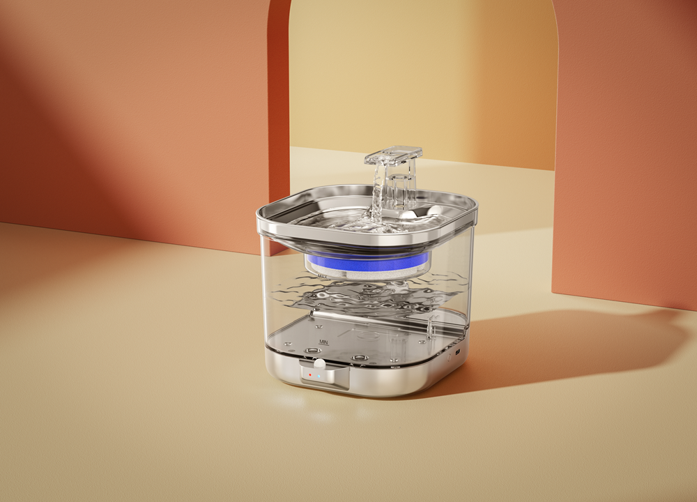 katten drink fontein