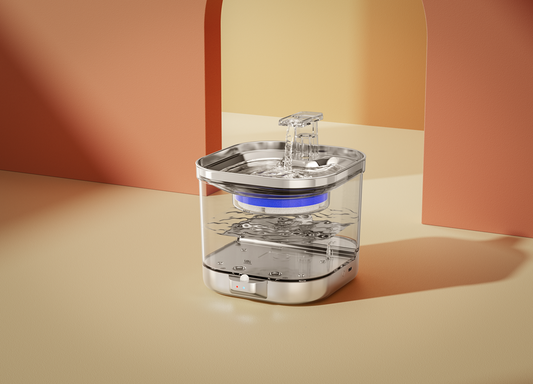 katten drink fontein