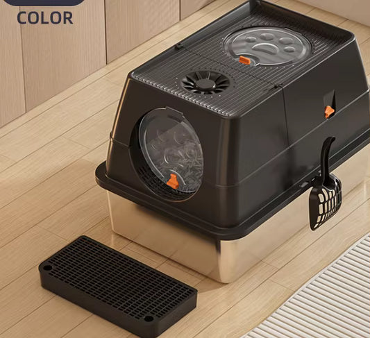 Grote Kattenbak - Anti Lek & Deksel | Huisdiertuin.nl